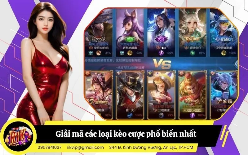 Giải mã các loại kèo cược phổ biến nhất trong hệ thống MOBA