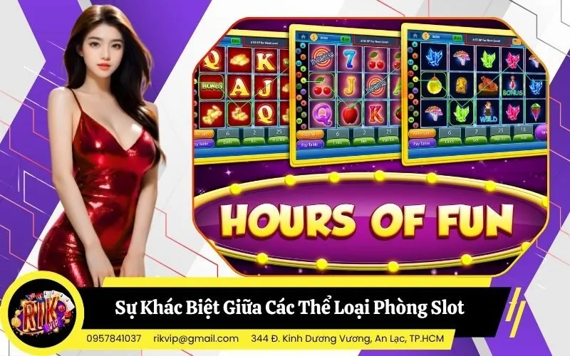 Sự Khác Biệt Giữa Các Thể Loại Phòng Slot Hiện Nay