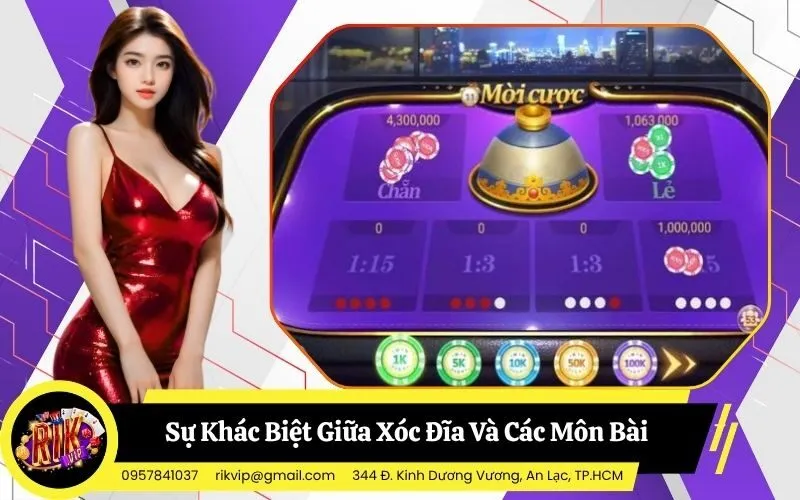 Sự Khác Biệt Giữa Xóc Đĩa Và Các Môn Bài Trí Tuệ Khác